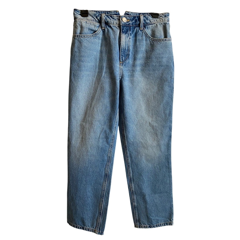 SPRWMN Paradis Blue Cropped Straight Leg Jeans 27‎ Cotton